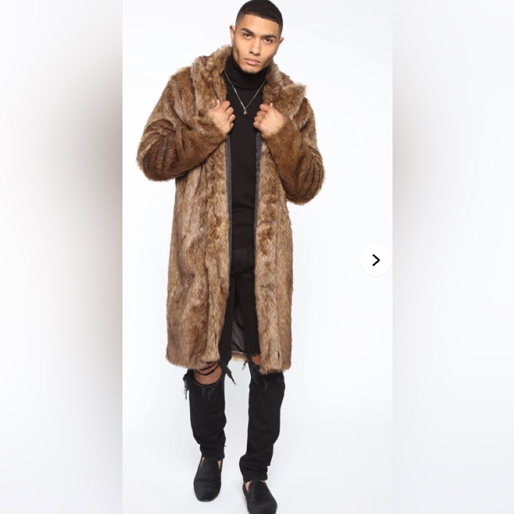 Men's Faux Fur Coat